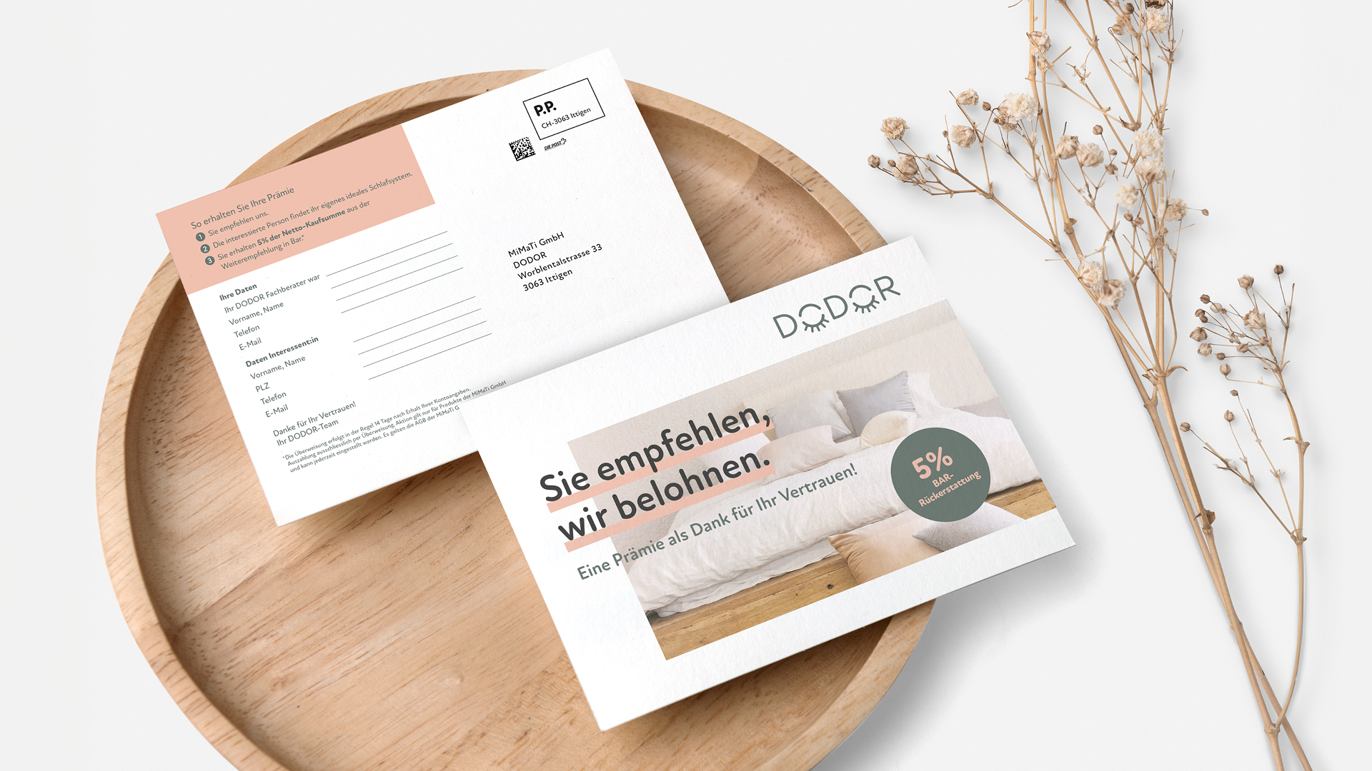 Die neuen DODOR-Drucksachen im neuen Design.