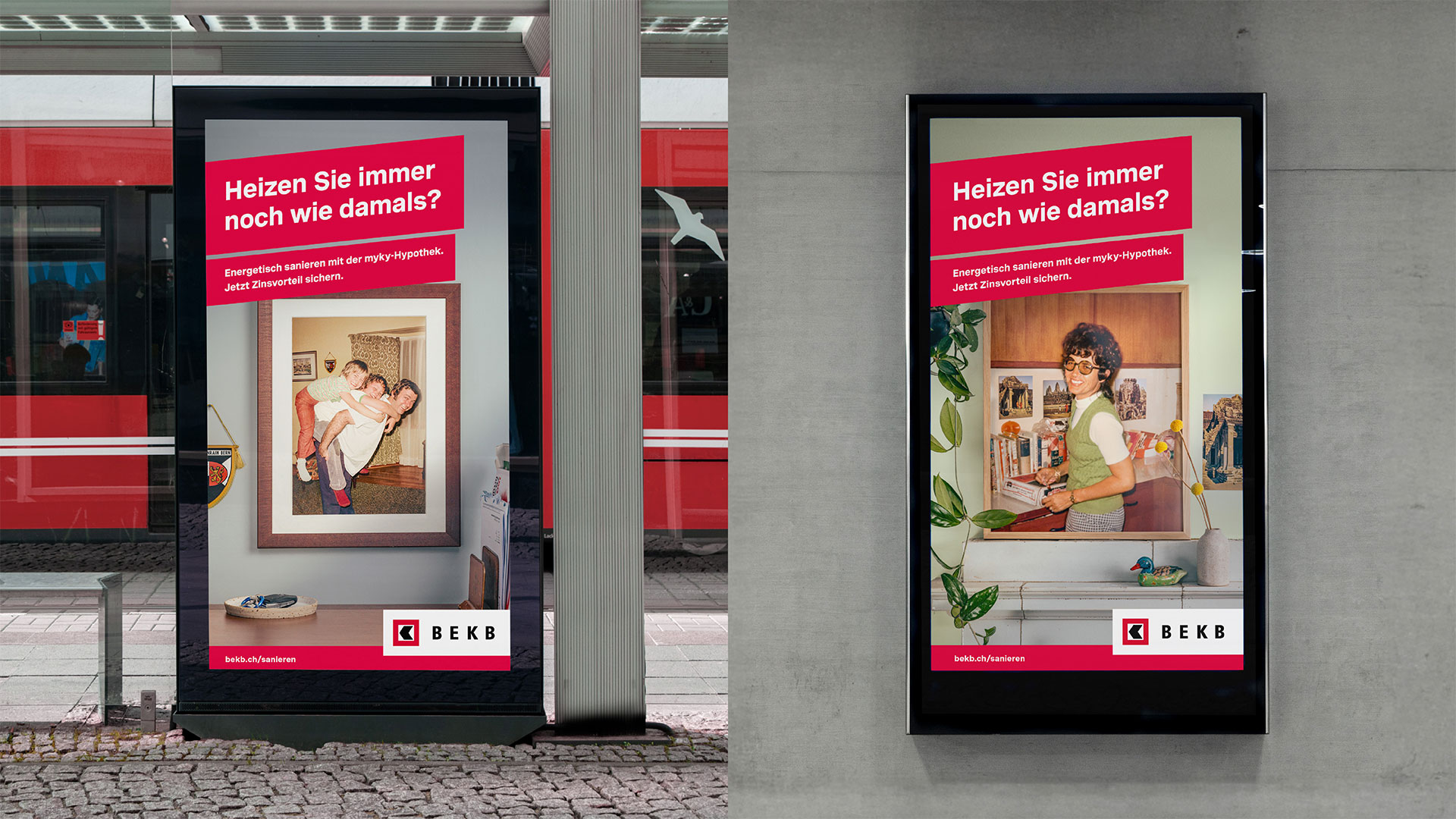 Die Kampagne für die BEKB ist seit 3. März On Air, sie umfasst Plakate, DOOH, Social Media Ads, POS-Screens und ein Mailing